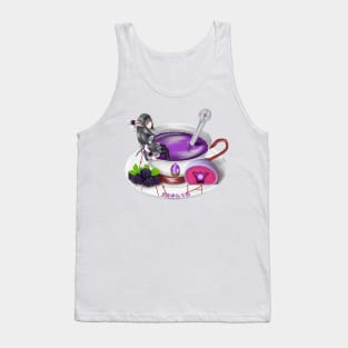 Homura in a Teacup Tank Top